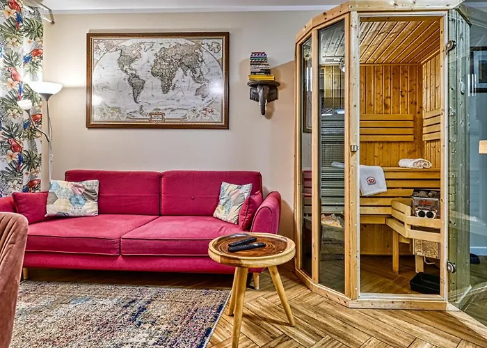 Апартаменты Podrozniczy Z Prywatna Sauna Blisko Elementsa - 5d